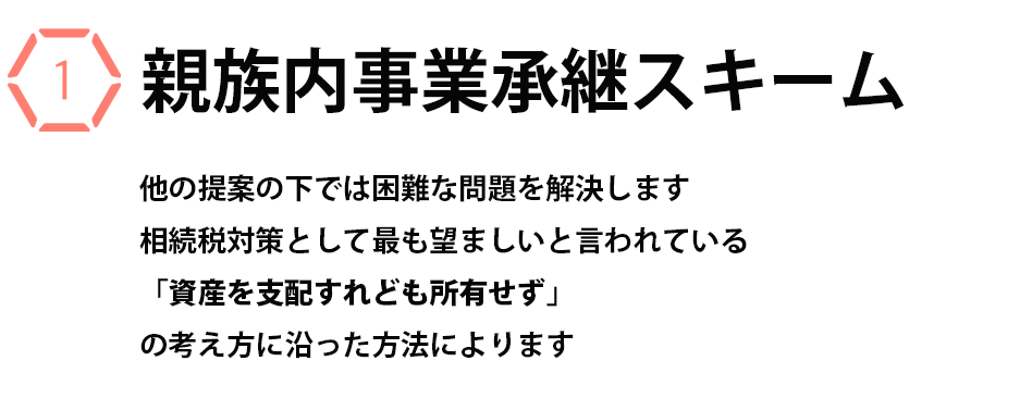 親族内事業継承スキーム